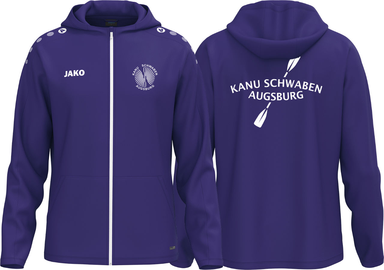 Jako Kapuzenjacke One Kanu Schwaben Augsburg Kinder lila