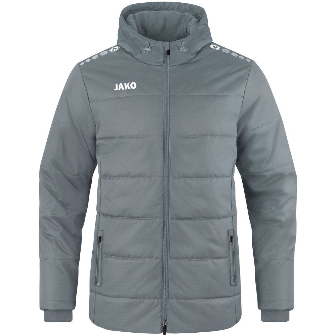 Jako Coachjacke Team mit Kapuze Kinder grau