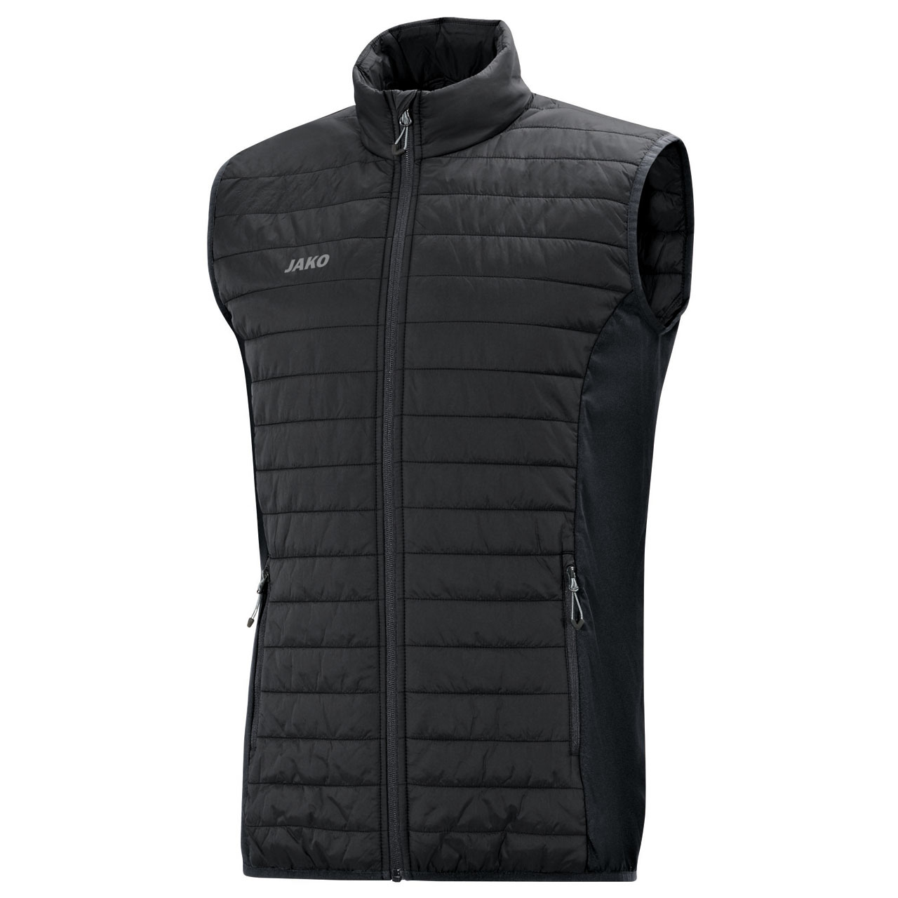 Jako Steppweste Premium Damen      wärmeisolierende Wattierung an Brust und Rücken     Seitenbereich mit hochelastischem Funktionsmaterial     Armloch- und Jackenabschluss mit elastischer Binding     durchgehender Frontreißverschluss     Seitentaschen mit