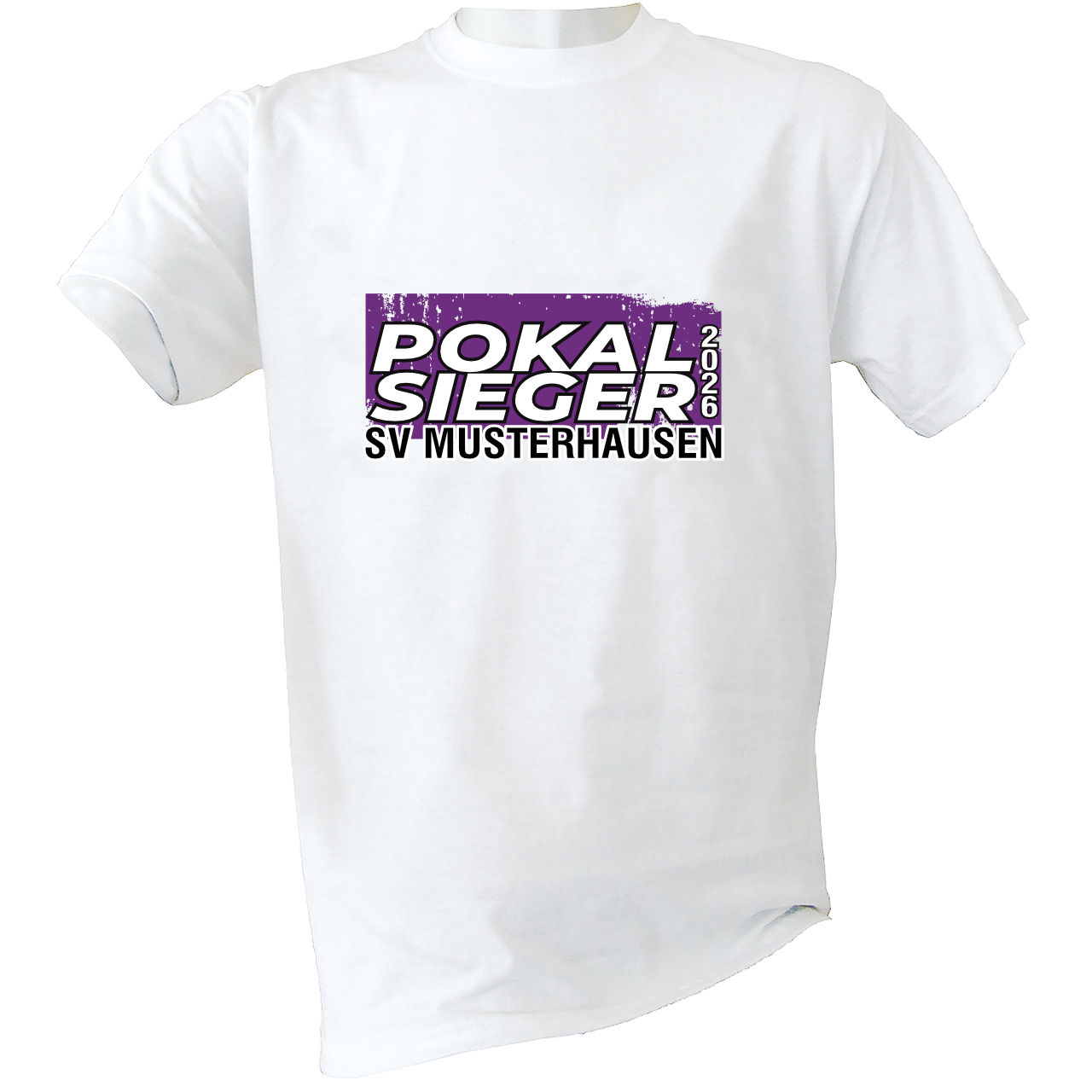 Pokalsieger T-Shirt 2026 Kinder lila
