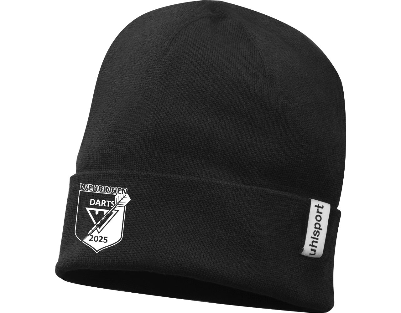 uhlsport Strickmütze FSV Wehringen Darts schwarz
