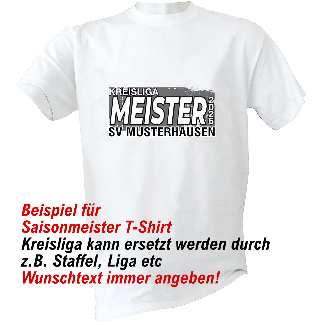 Saison T-Shirt 2026 Kinder grau/schwarz