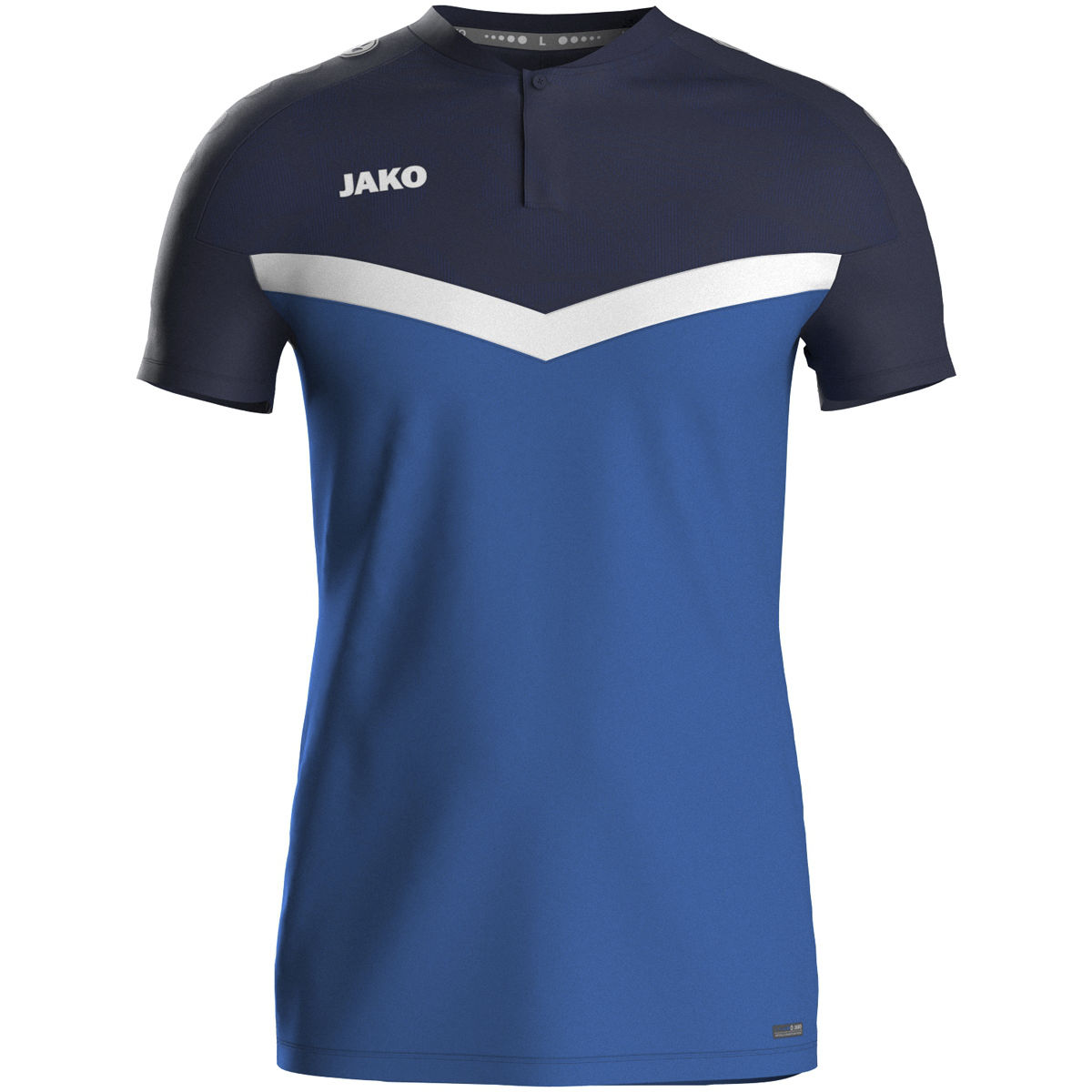 Jako Polo ICONIC Unisex royal/marine Frontansicht