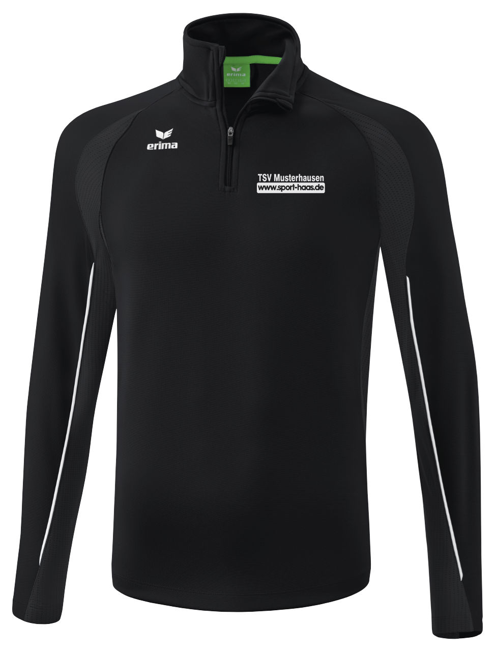 Erima LIGA STAR Trainingstop mit Vereinsname und Sport Haas Logo auf der Brust