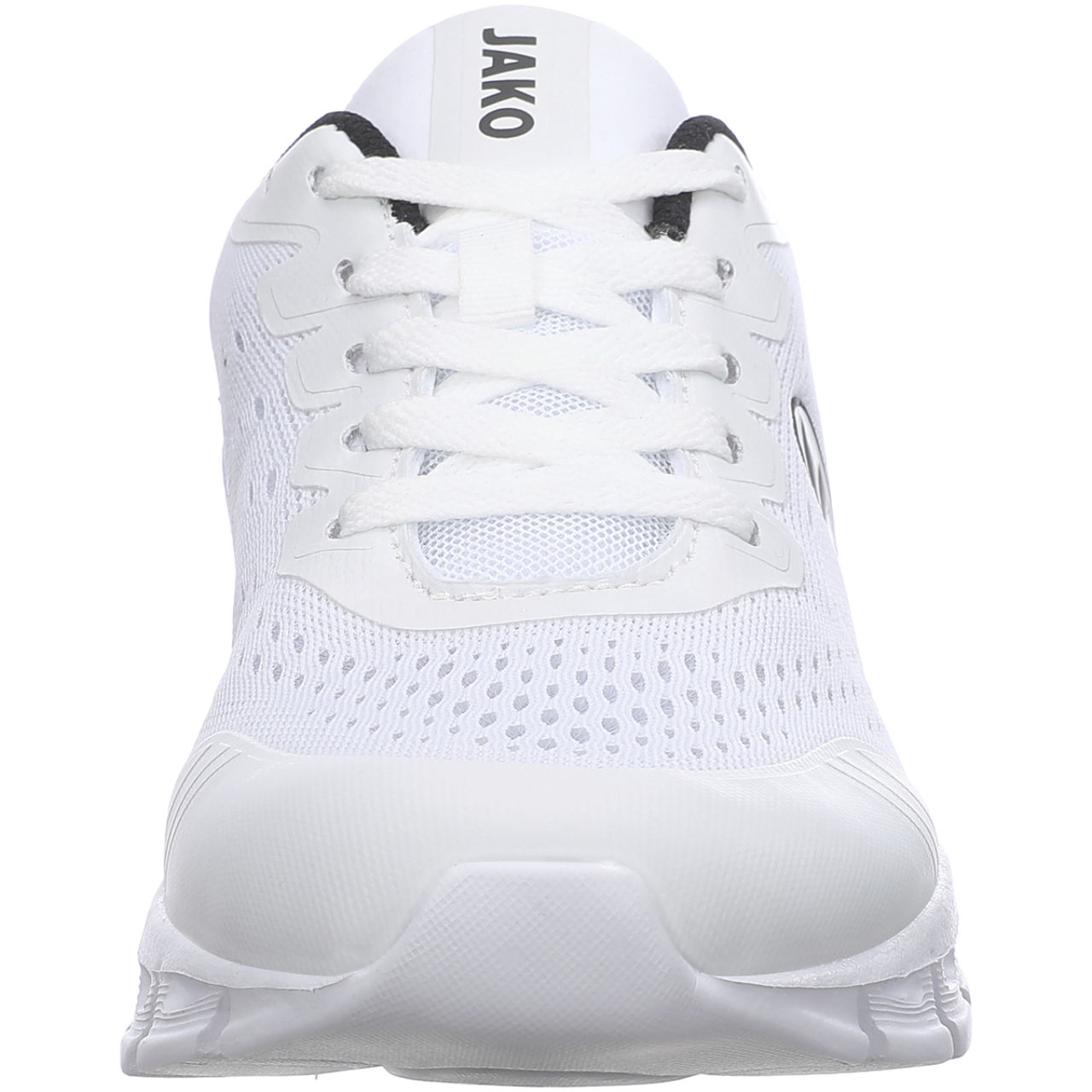 Jako Sneaker Base Mesh weiß Frontansicht