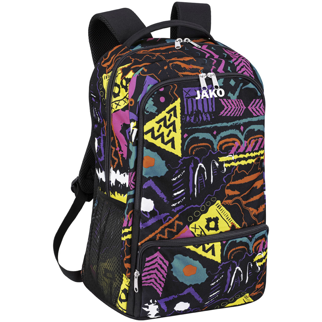 Jako Rucksack Tropicana bunt seitlich