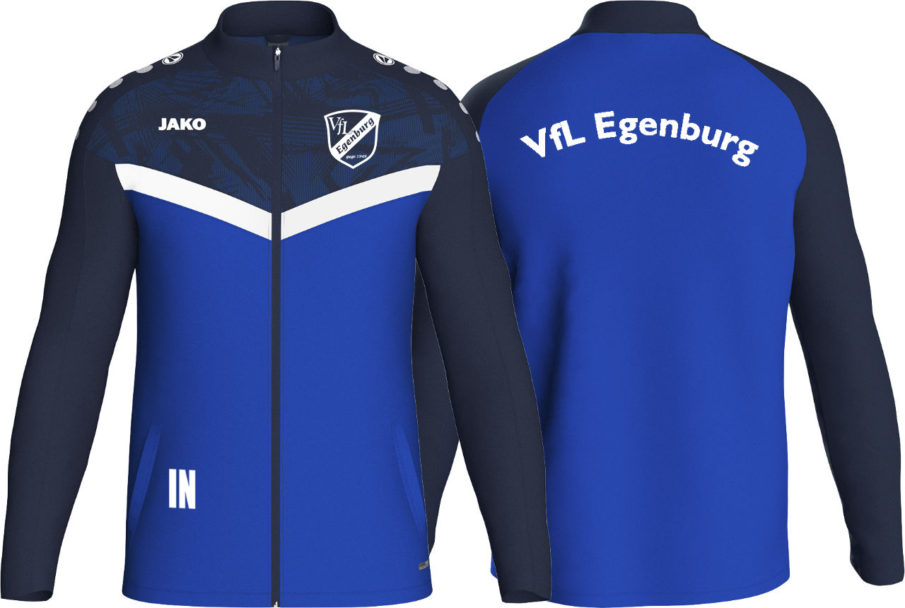 Jako Polyesterjacke Iconic VfL Egenburg mit Initialen