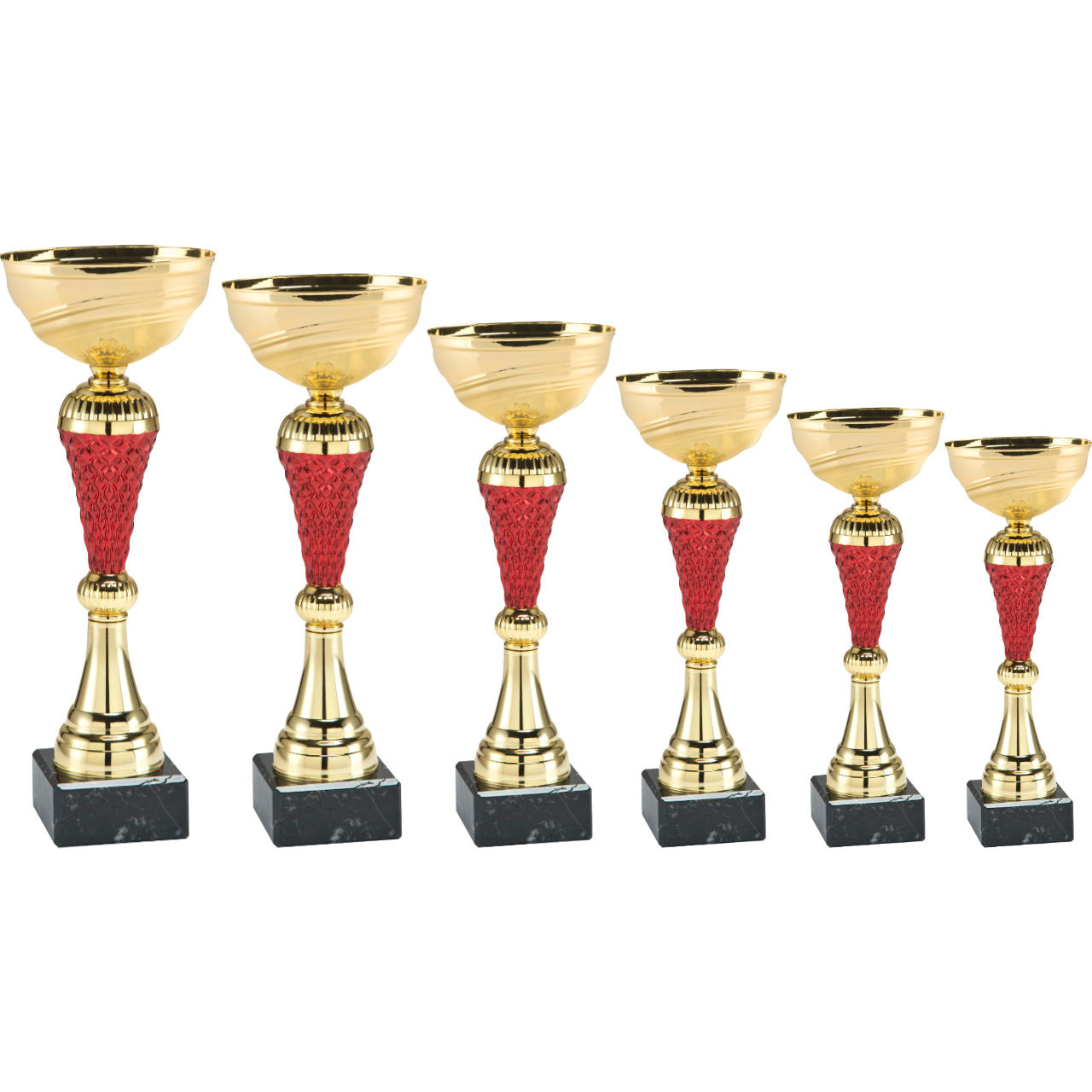 Pokal Ruby in 6 verschiedenen Größen (21,5 - 31,5cm)