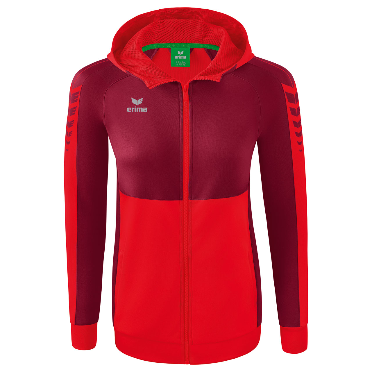 Erima Six Wings Trainingsjacke mit Kapuze Damen