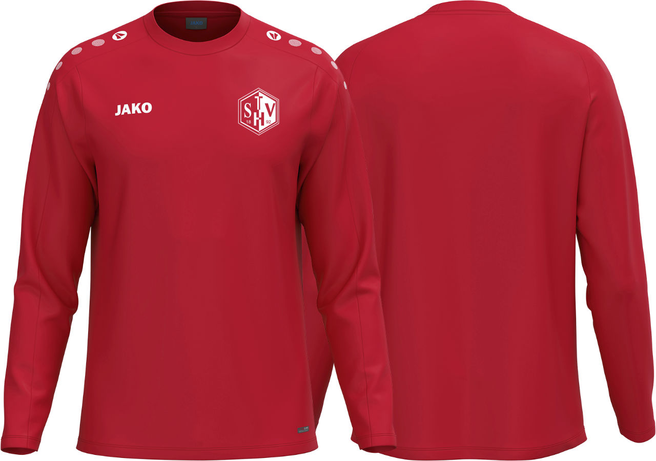 Jako Sweat One TSV Haunstetten Fußball Kinder rot ohne Initialen