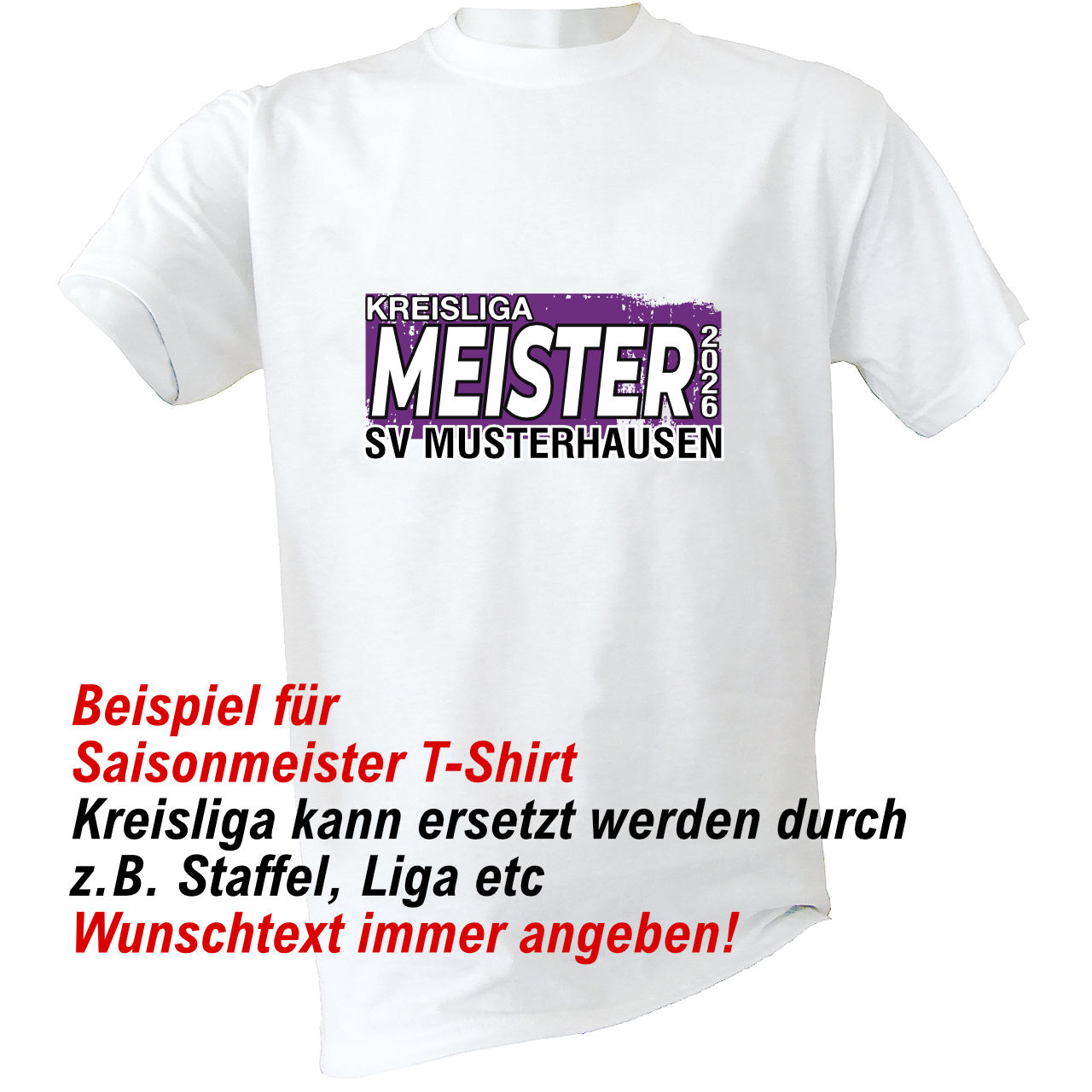 Saison T-Shirt 2026 Kinder lila