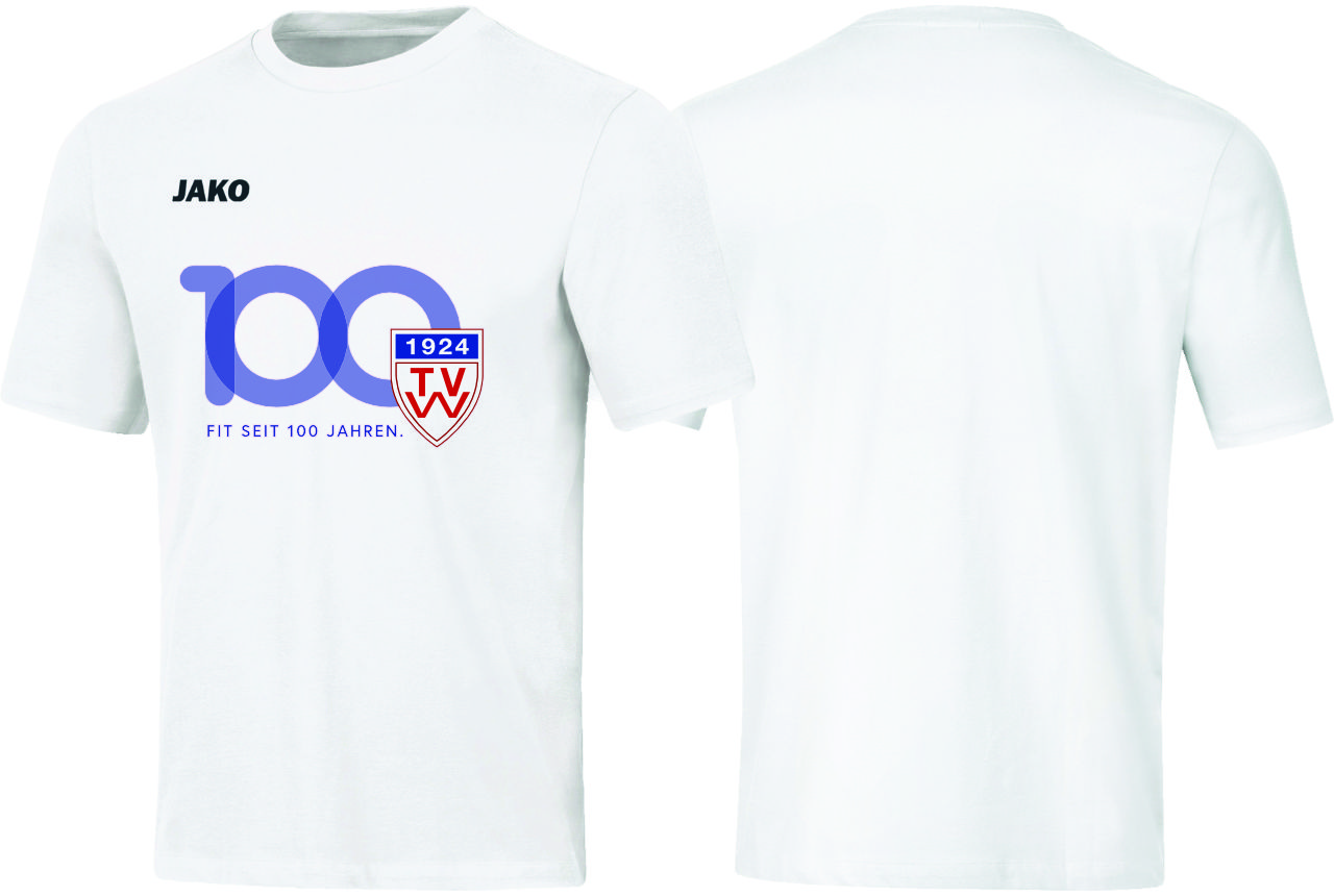Jako Baumwoll-T-Shirt 100 Jahre TV Woringen