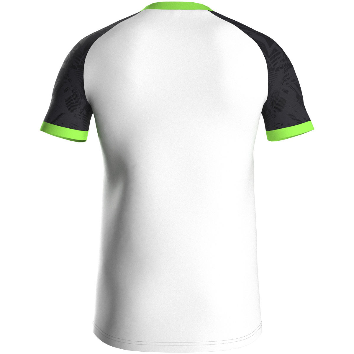 Jako Trikot ICONIC KA Unisex weiß/schwarz/neongrün Rückansicht