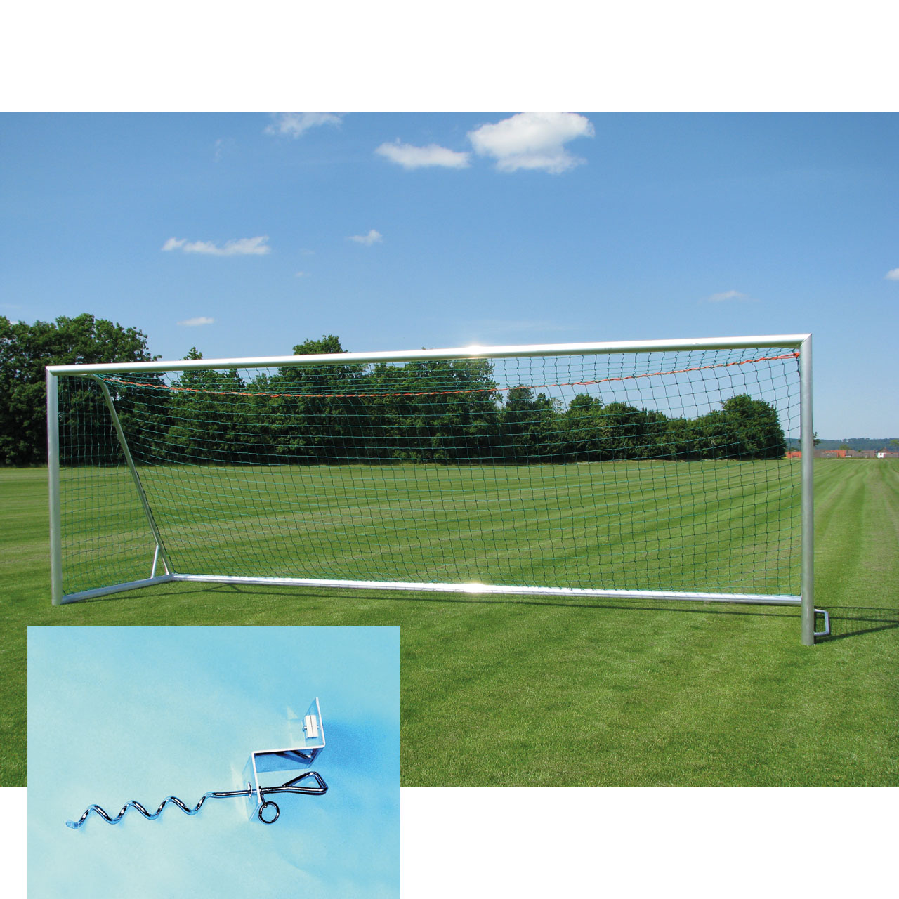 Trainingstor Robust 7,32 x 2,44m 2m tief VOLLVERSCHWEISST Stück