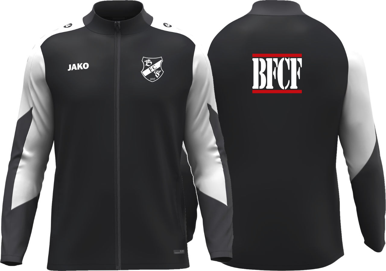 Jako Polyesterjacke Dynamic BFCF Kinder schwarz ohne Initialen