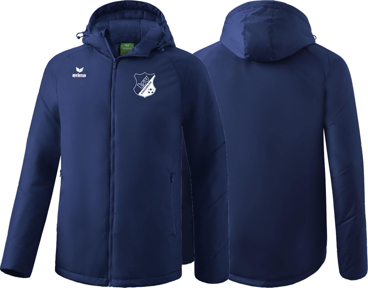 Erima TSV Königsbrunn Winterjacke Kinder ohne Initialen