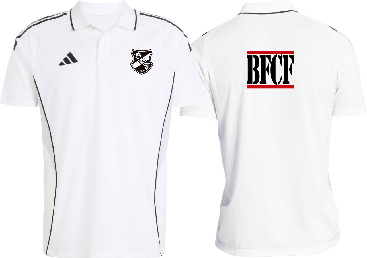adidas TIRO25 Competition Polo BFCF Kinder weiß ohne Initialen