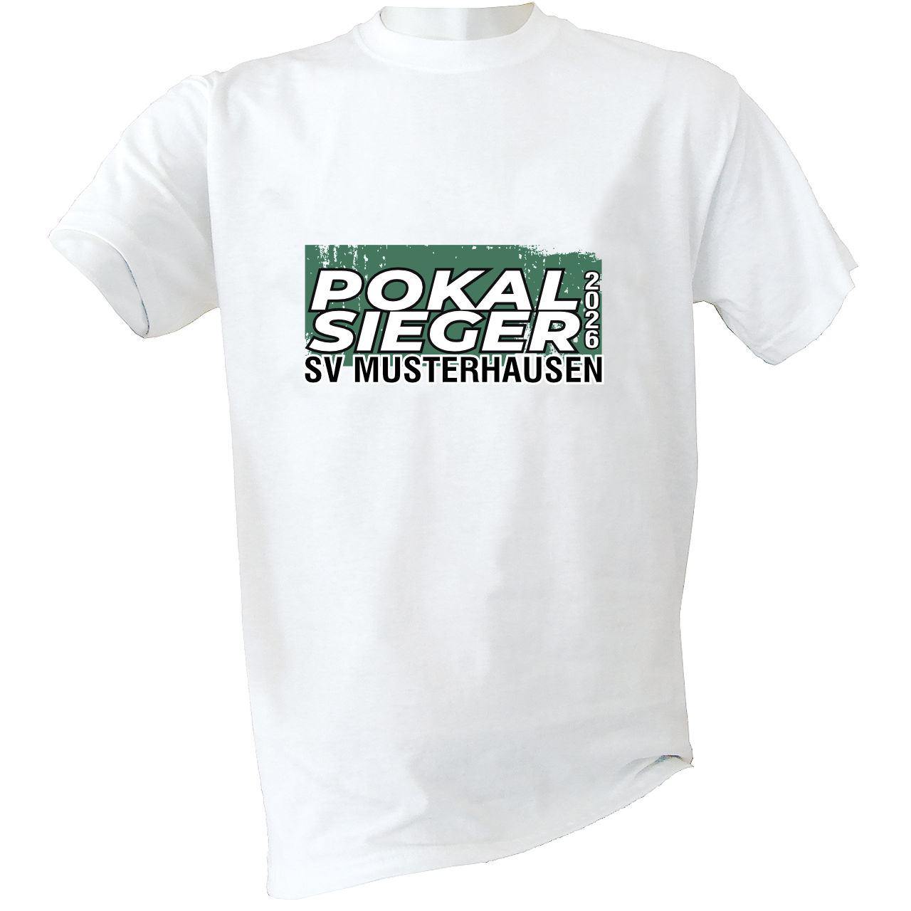 Pokalsieger T-Shirt 2026 Kinder grün