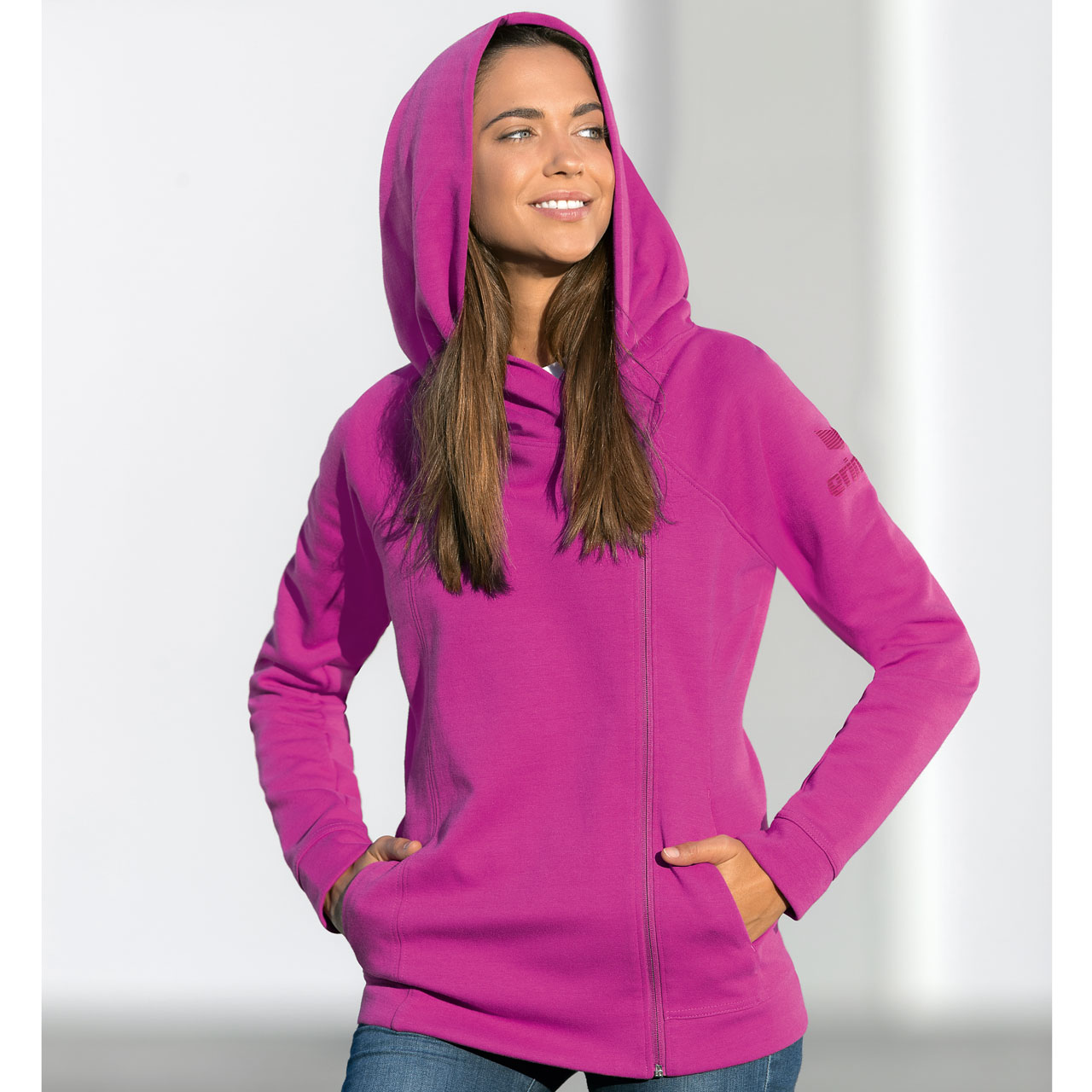 Erima Essential Kapuzensweatjacke Kinder tailliert