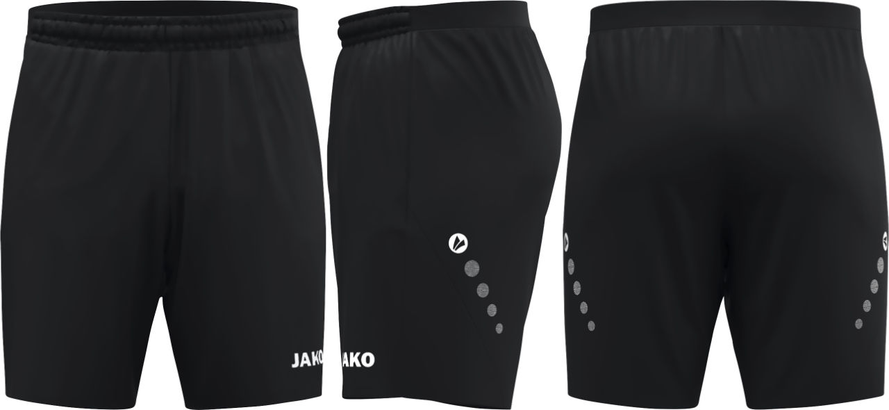 Jako Trainingsshort Dynamic TSV Göggingen schwarz ohne Initialen
