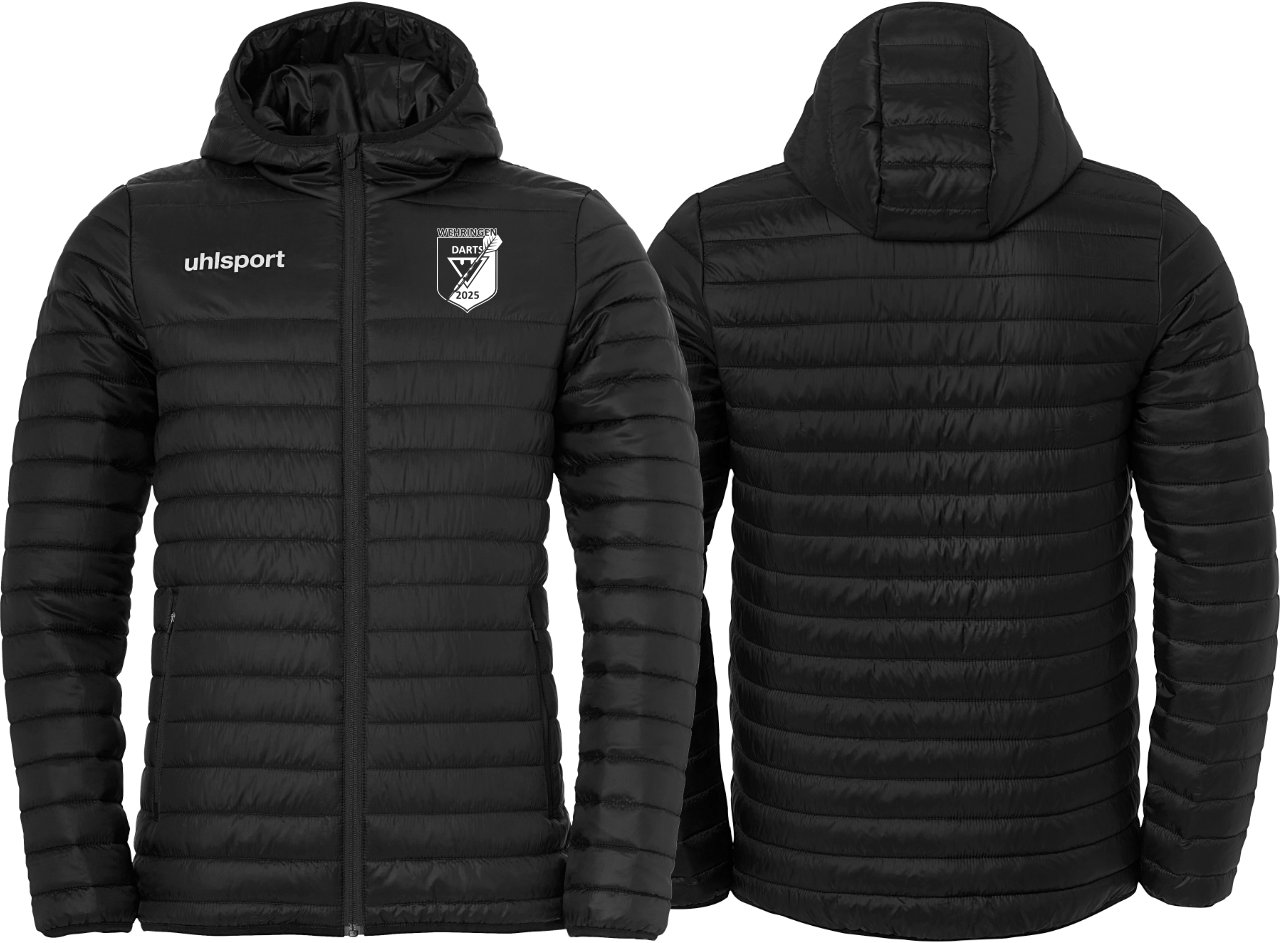 uhlsport Ultra Lite Jacke FSV Wehringen Darts Kinder schwarz ohne Initialen