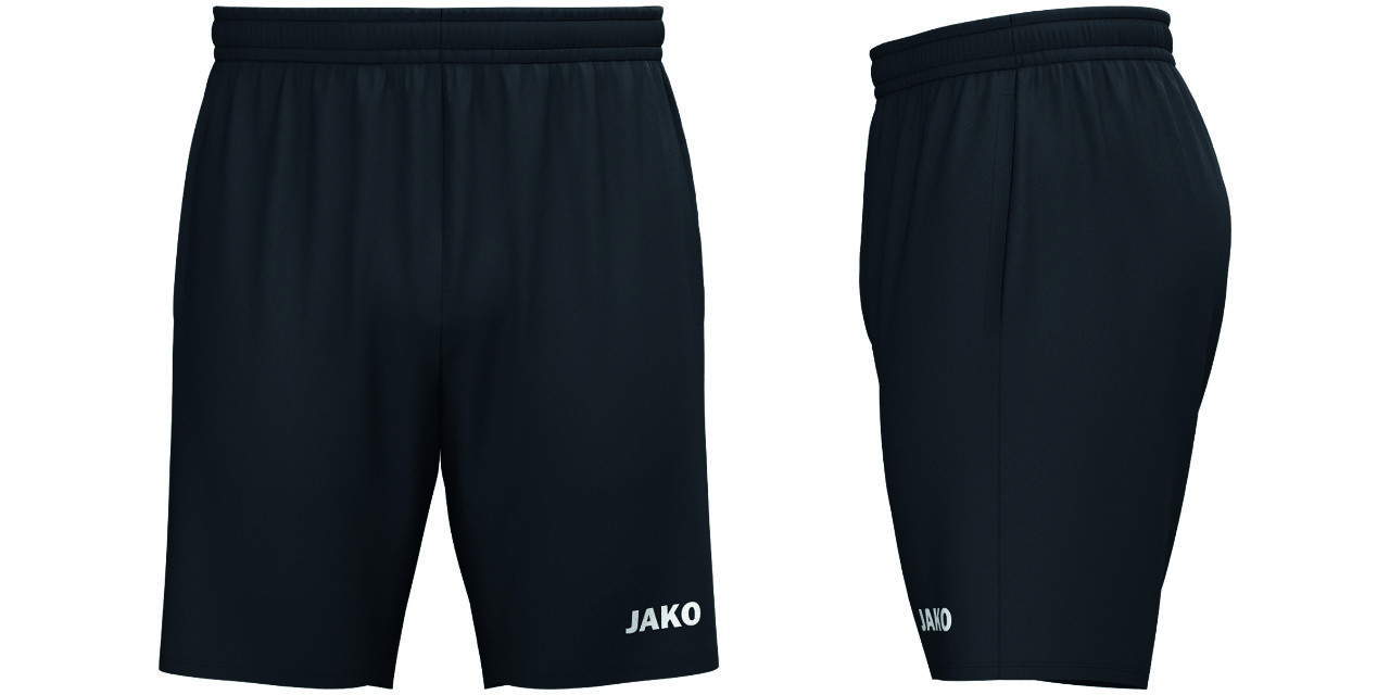 Jako Webshort One TSV Haunstetten Fußball Kinder schwarz ohne Initialen
