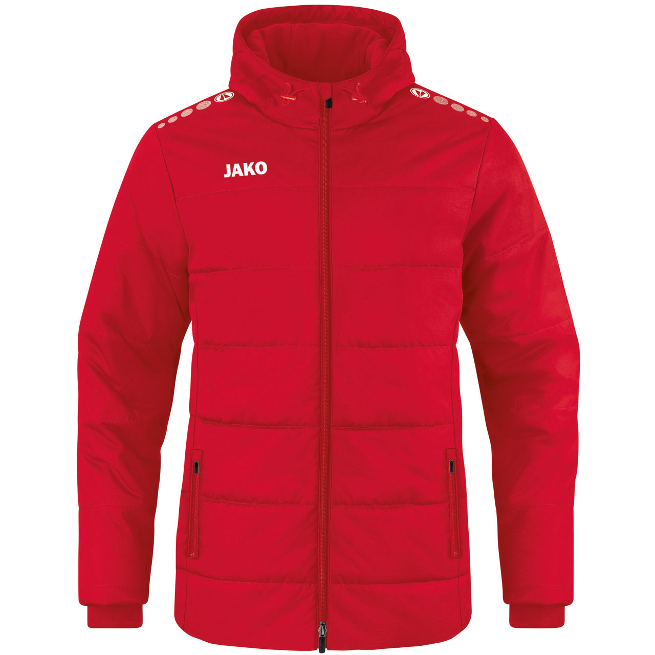 Jako Coachjacke Team mit Kapuze Kinder rot