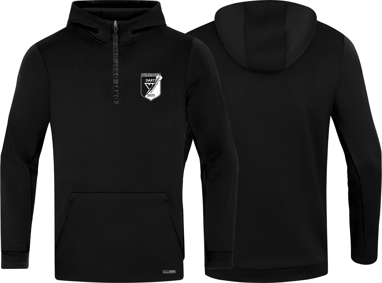 Jako Zip Hoodie Pro Casual FSV Wehringen Darts schwarz ohne Initialen