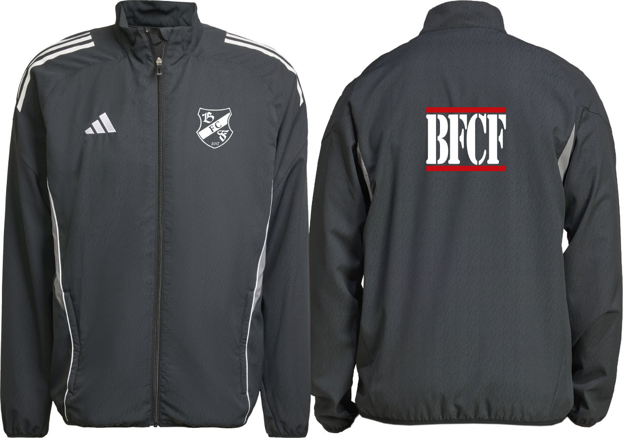 adidas TIRO25 Competition Präsentationsjacke BFCF Kinder schwarz ohne Initialen