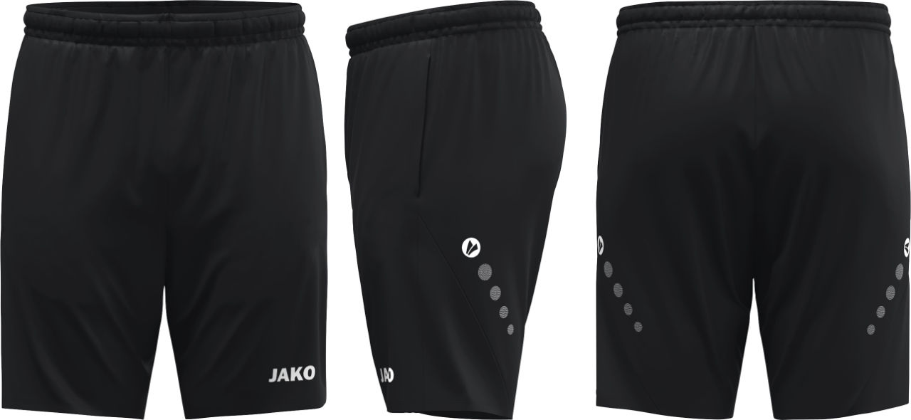 Jako Freizeitshort Dynamic TSV Göggingen schwarz ohne Initialen