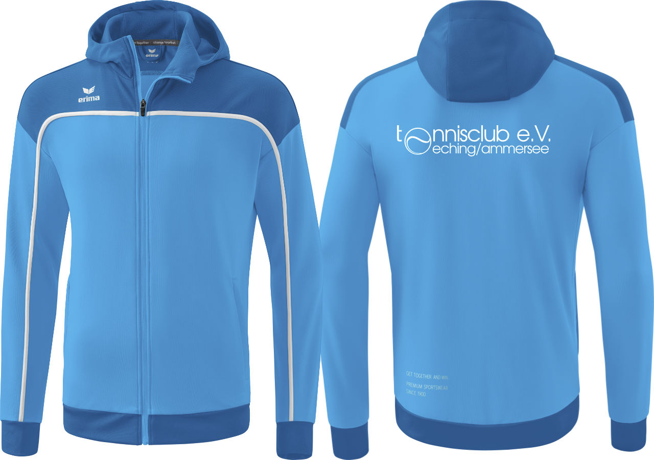 Erima Trainingsjacke mit Kapuze TC Eching Kinder ohne Initialen