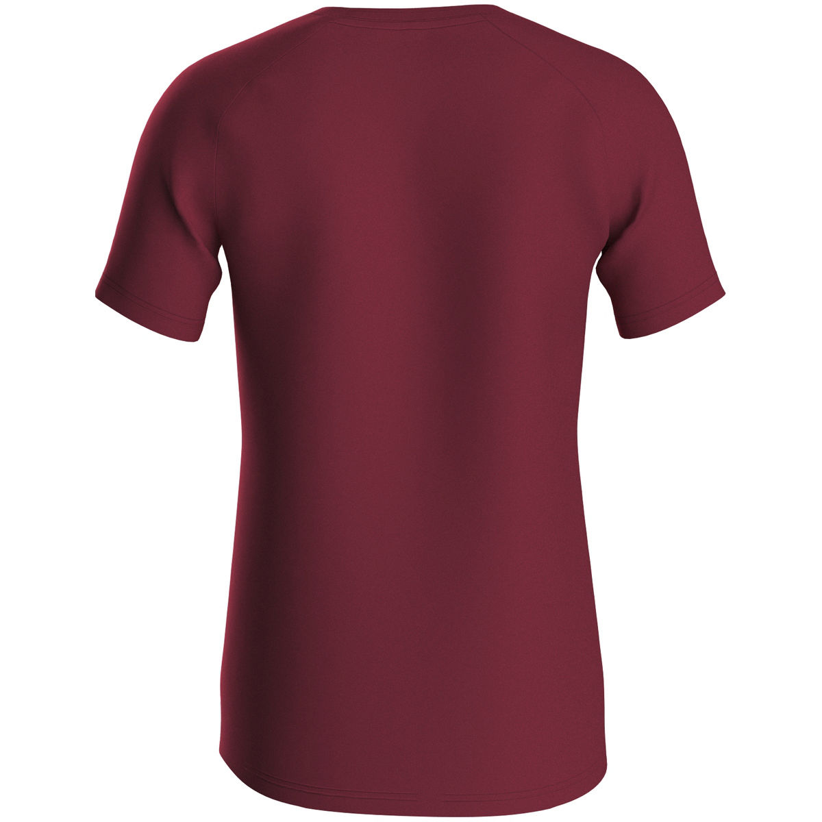 Jako T-Shirt ICONIC Herren/Kinder rot/weinrot Rückansicht