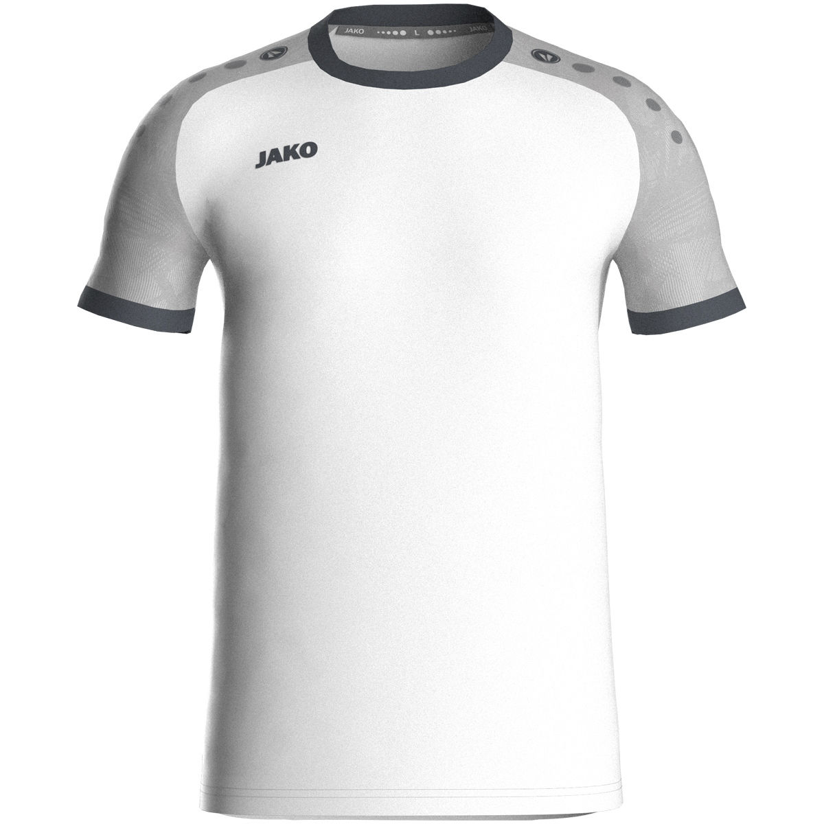 Jako Trikot ICONIC KA Unisex weiß/soft grey/anthra light Frontansicht
