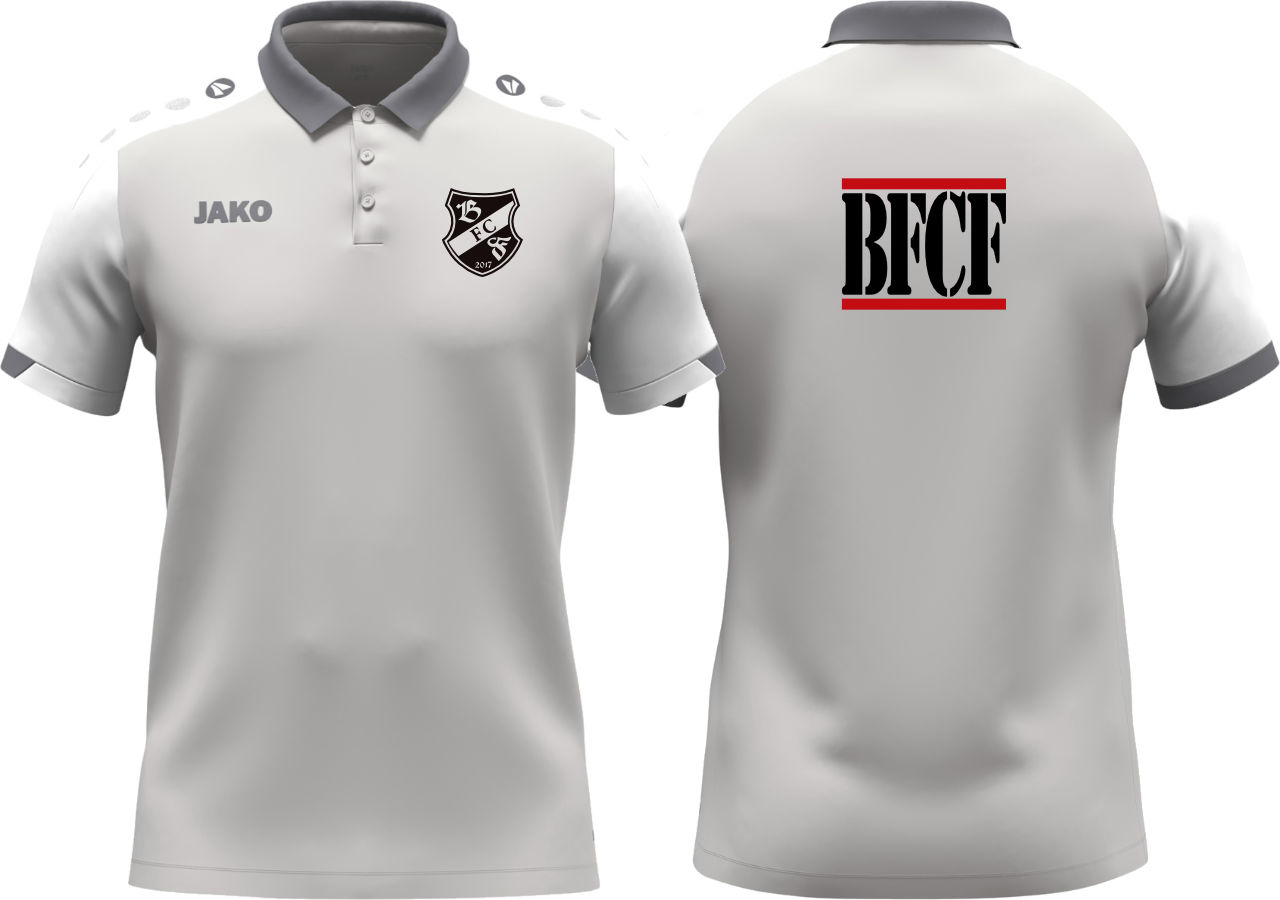 Jako Polo Dynamic BFCF Kinder hellgrau ohne Initialen