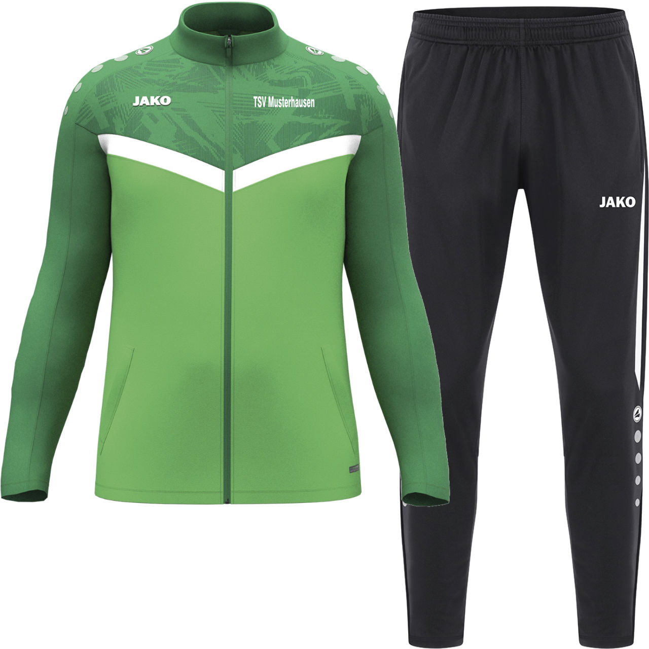 Jako Polyesteranzug Iconic Kinder soft green/sportgrün