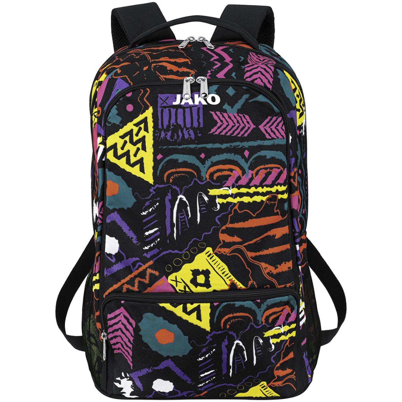Jako Rucksack Tropicana retro Frontansicht