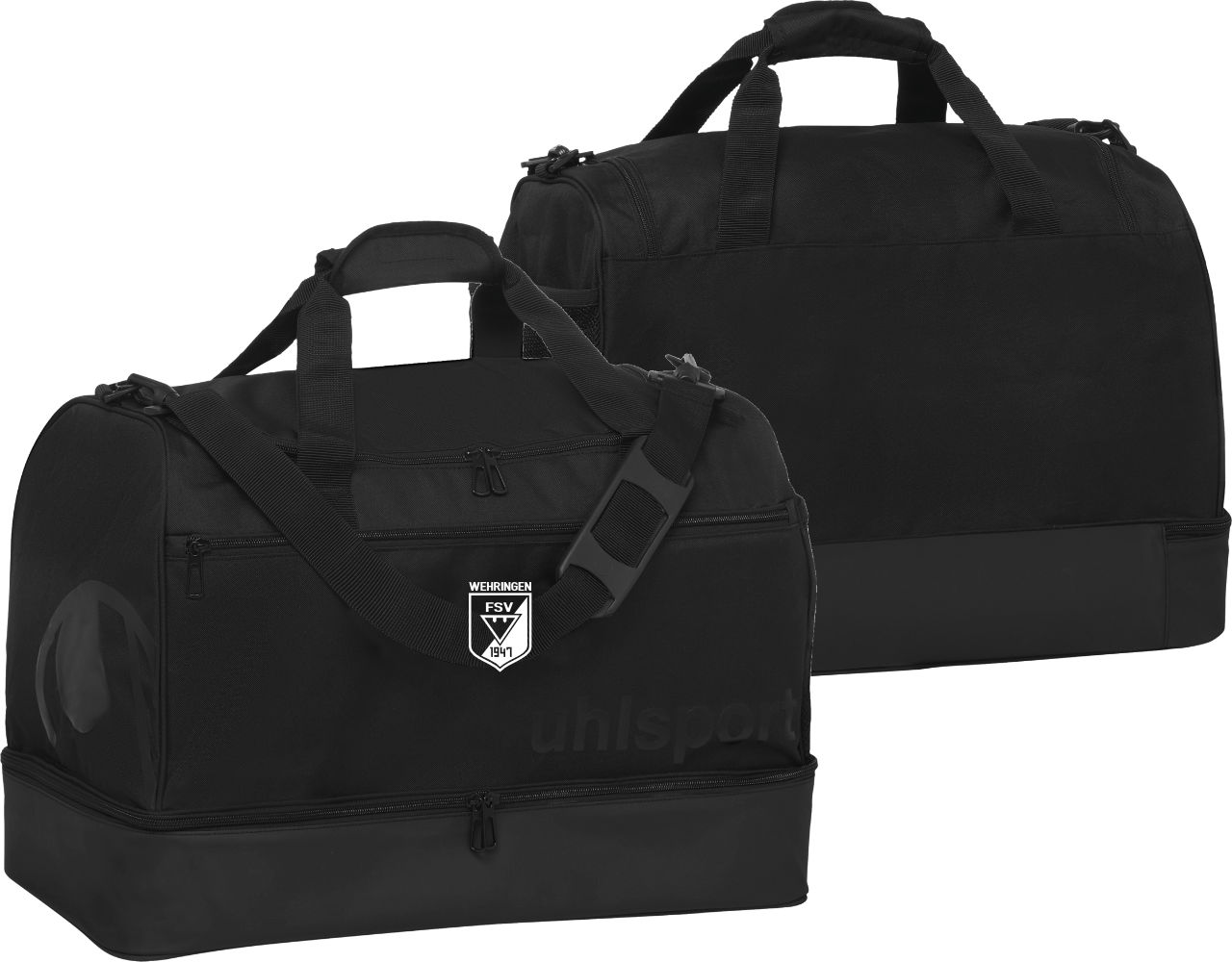uhlsport FSV Wehringen Fußball Spielertasche schwarz ohne Initialen
