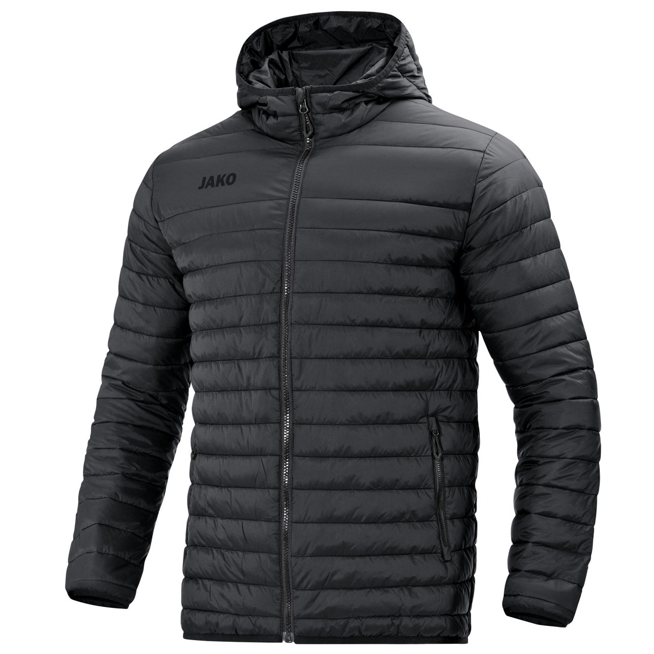 Jako Steppjacke      ultraleichte Steppjacke     wärmeisolierende Wattierung     Jacken- und Ärmelabschluss mit elastischer Binding     durchgehender Frontreißverschluss     Seitentaschen mit Reißverschluss     Stepp-Nähte     wattierte Kapuze     geringe
