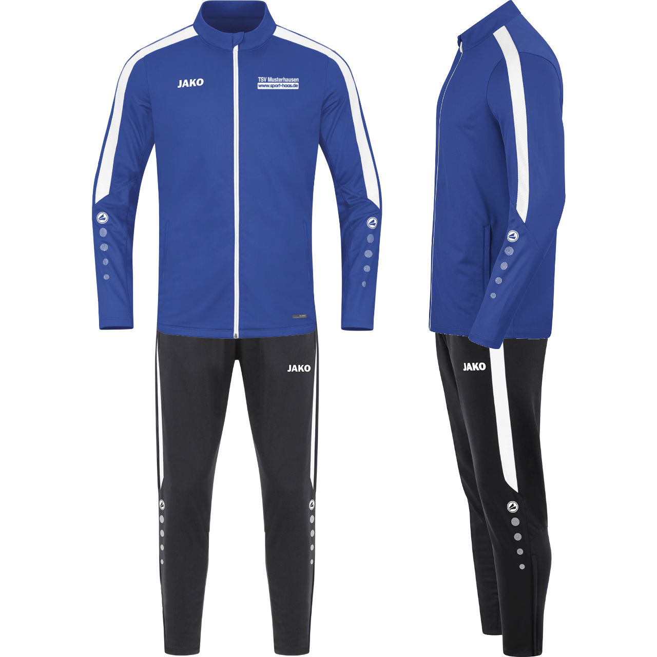 Jako Power Polyesteranzug Kinder new royal