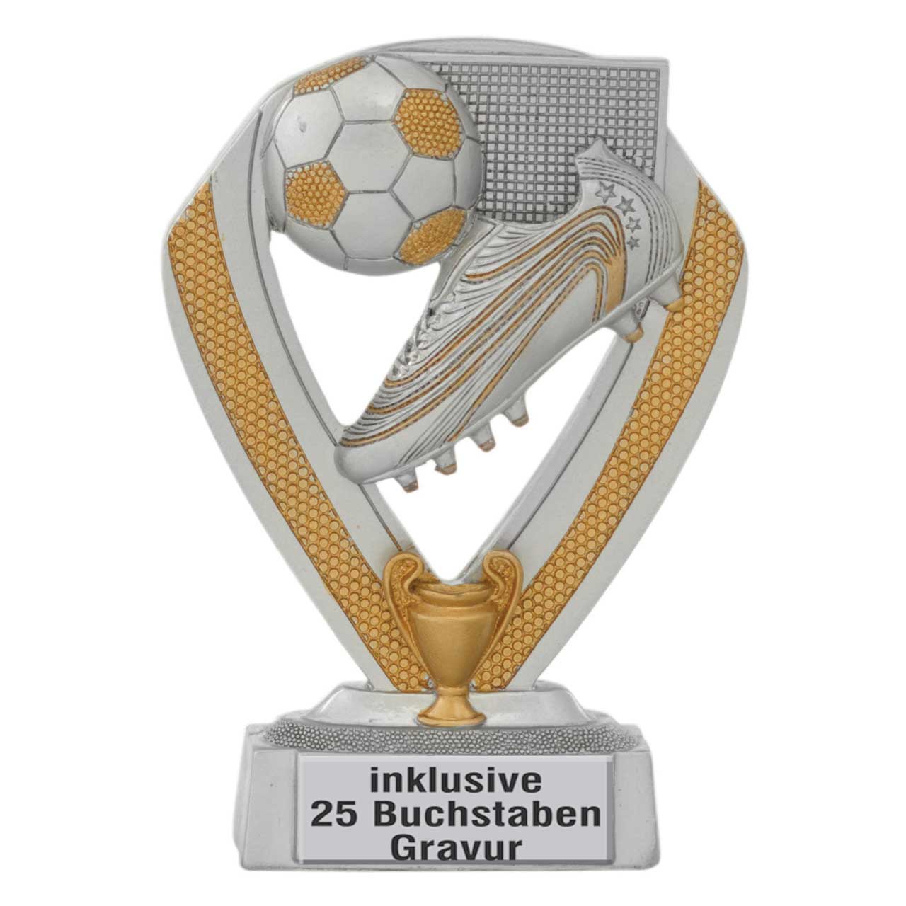 Trophäe Goal 3 silber