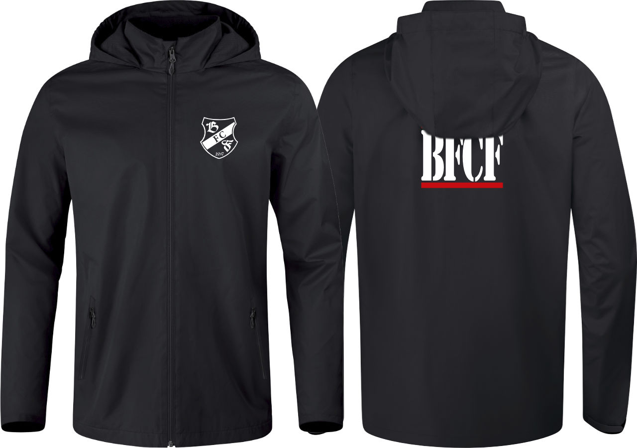 Jako Allwetterjacke Allround BFCF schwarz ohne Initialen