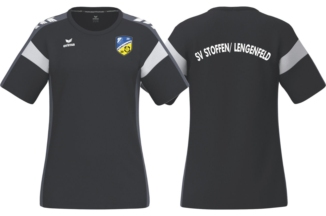 Erima CELEBRATE 125 T-Shirt function SV Stoffen Lengenfeld Damen schwarz ohne Initialen