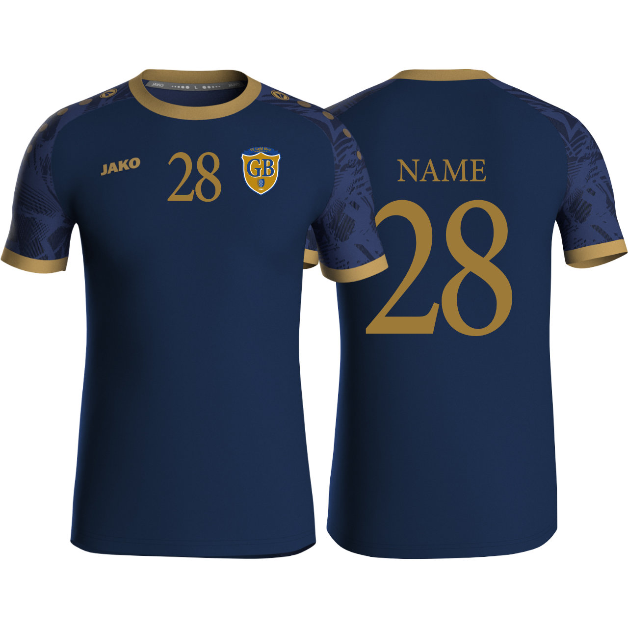 Jako Trikot SV Gold Blau Augsburg KA