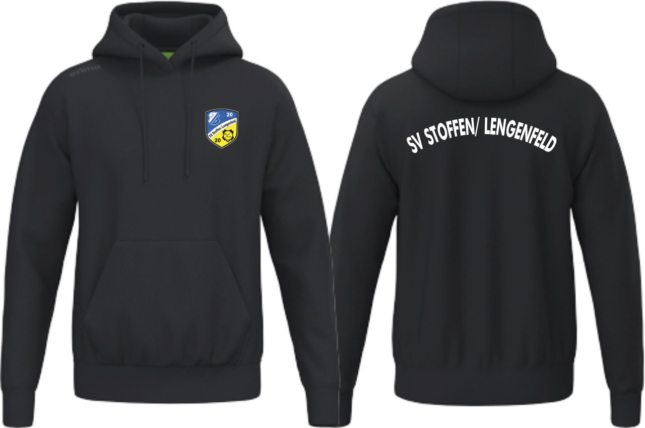 Erima TS Hoody SV Stoffen Lengenfeld schwarz ohne Initialen
